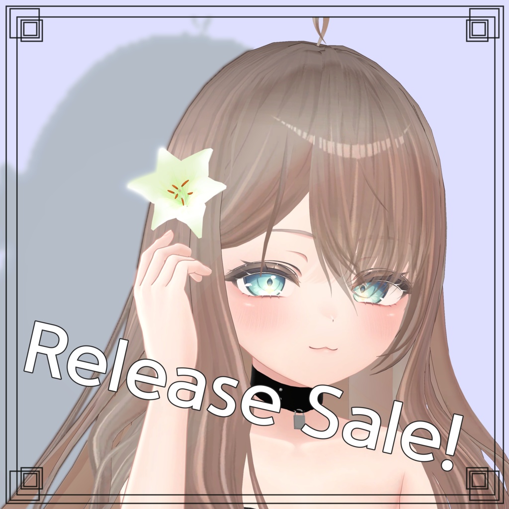 【8アバター対応】Lily hair