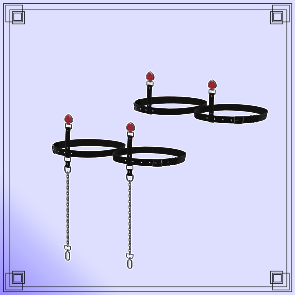 【5アバター対応】Casino costume set