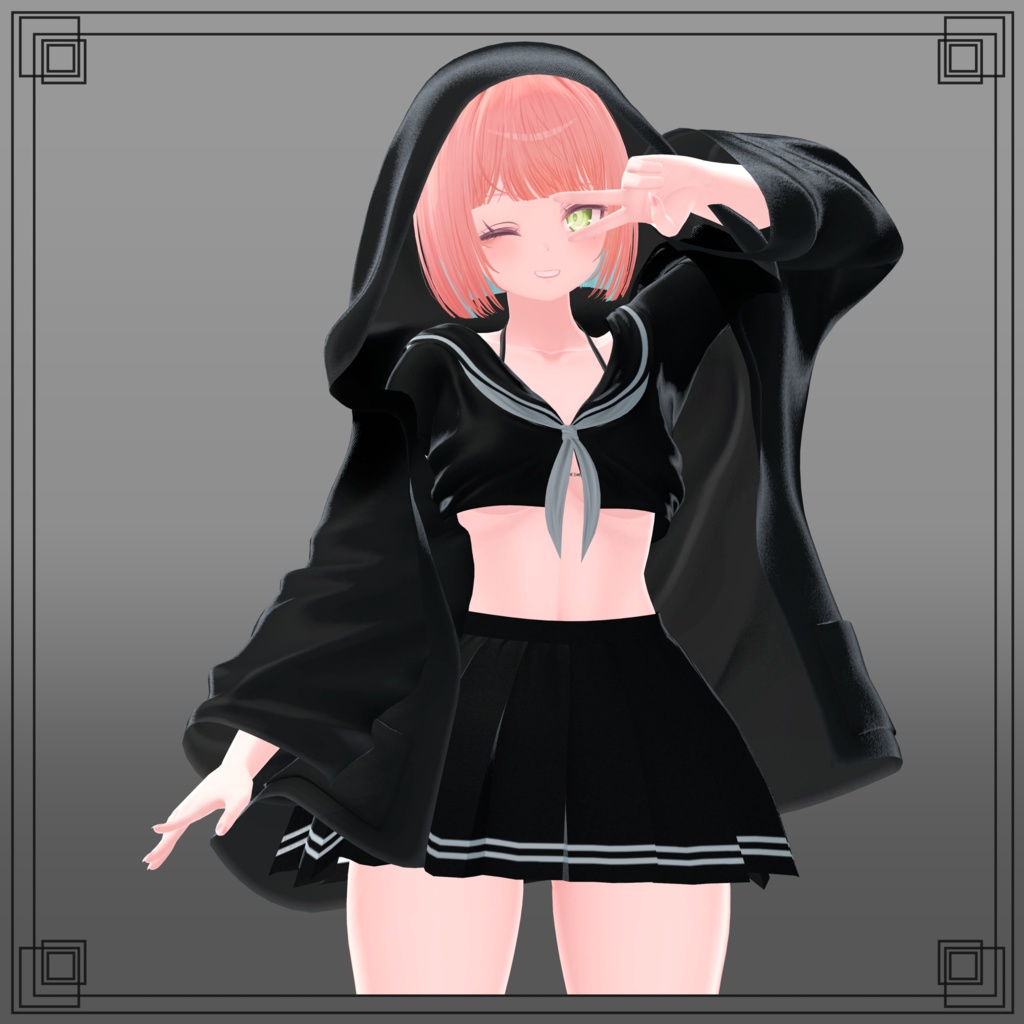 【Free 無料】Hoodie outer