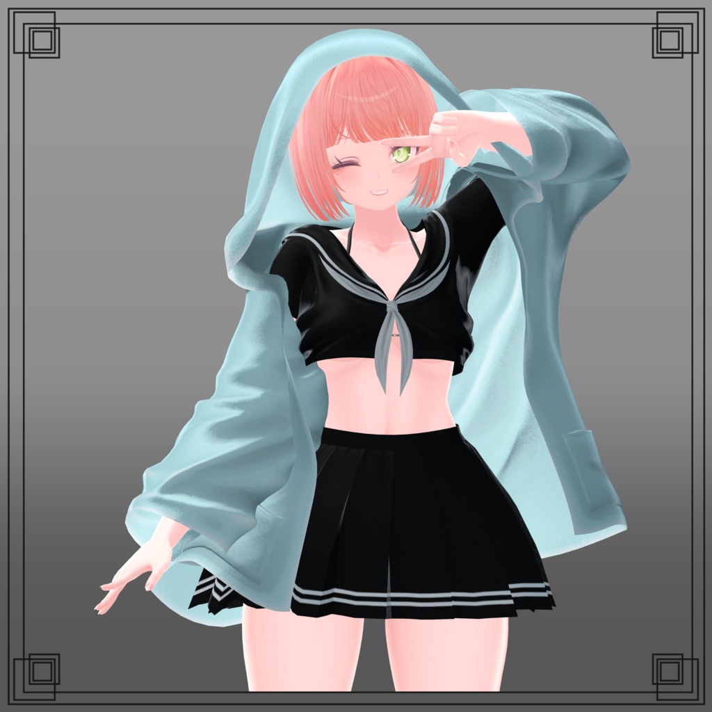 【Free 無料】Hoodie outer