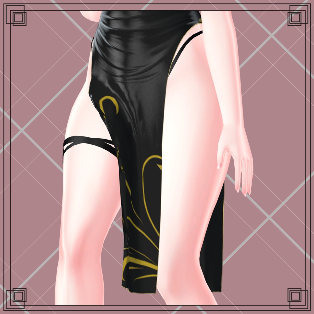 【8アバター対応】China Dress