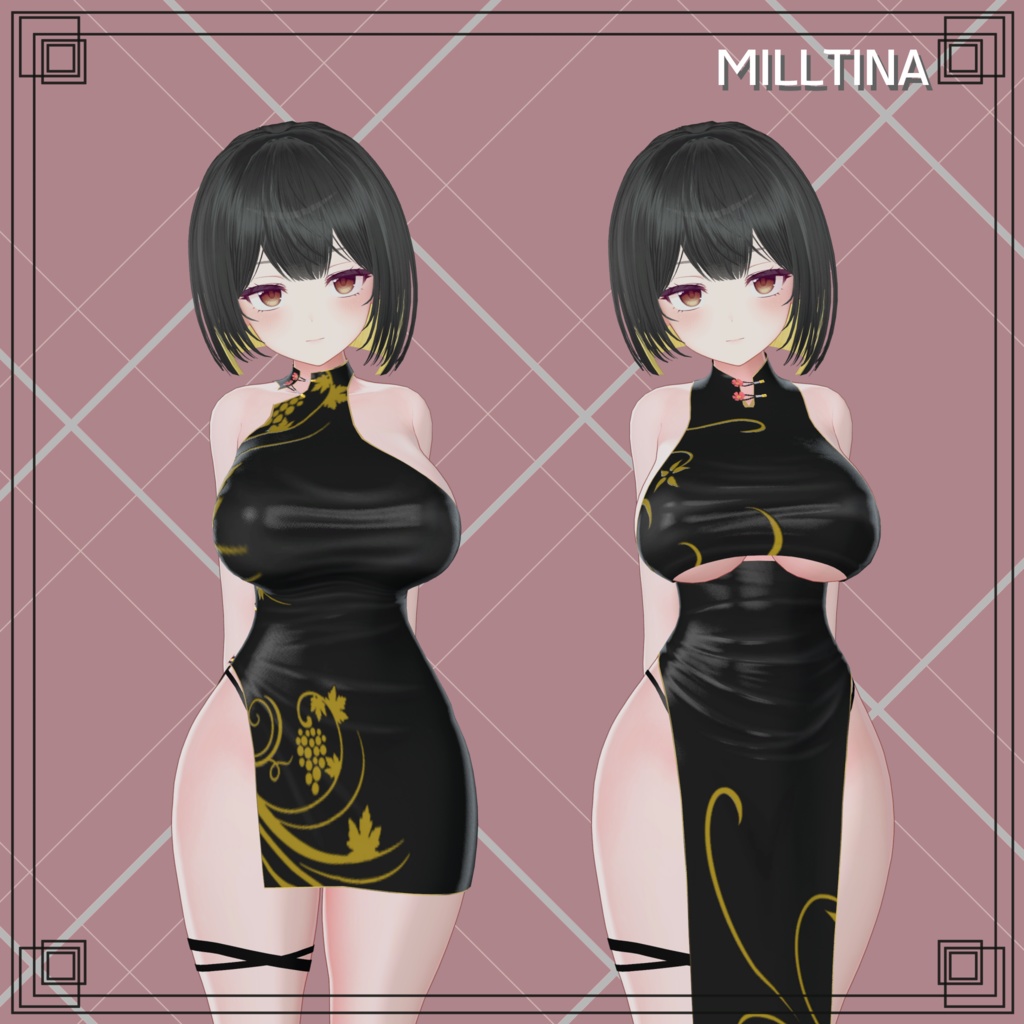 【8アバター対応】China Dress