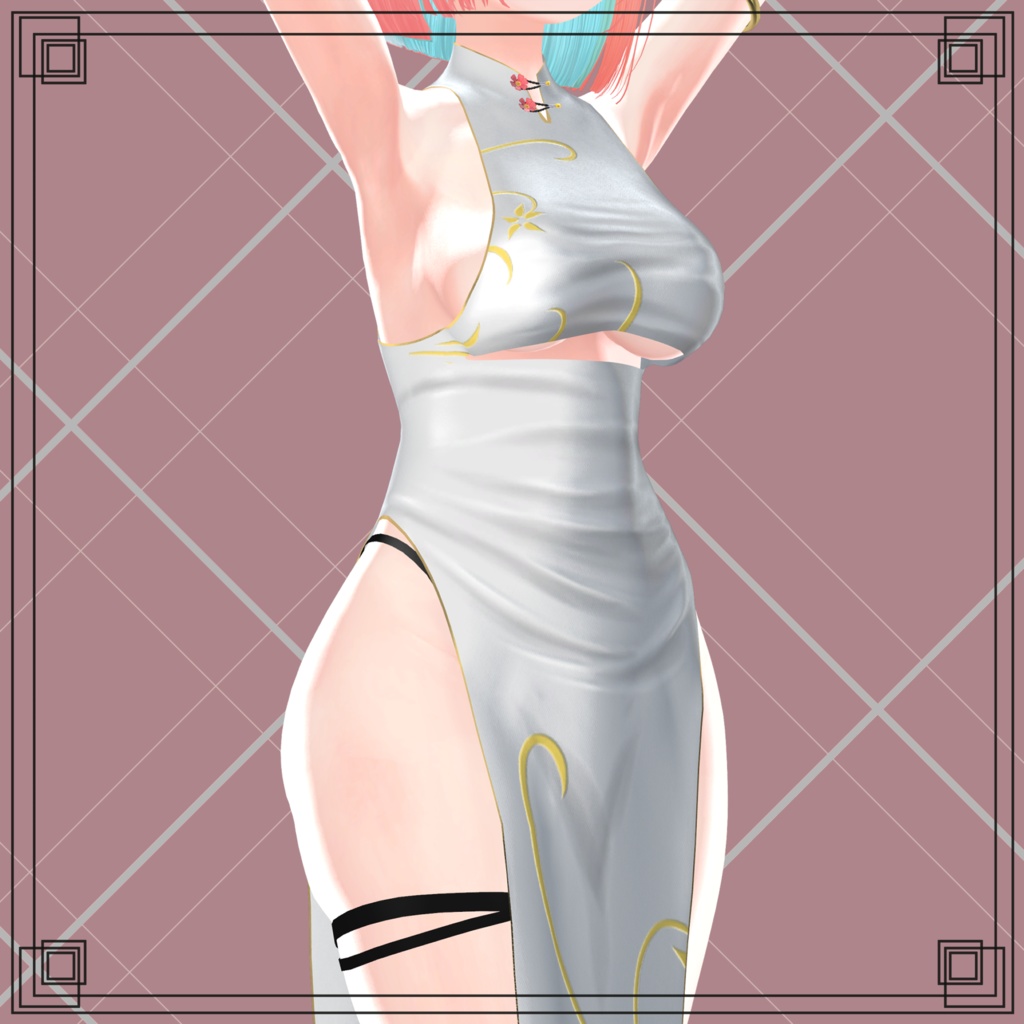 【8アバター対応】China Dress