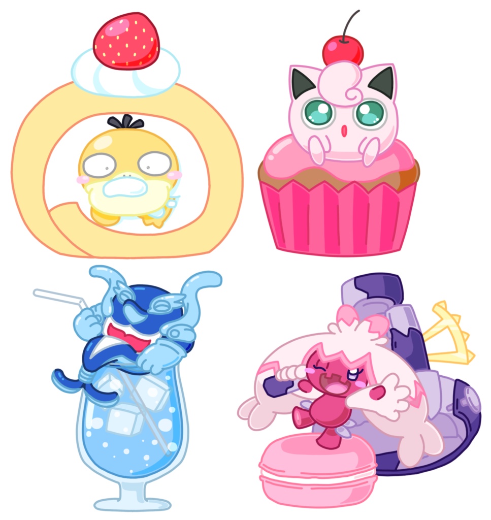 ポケモン アクリルキーホルダー(4種類セット) ※別途送料あり