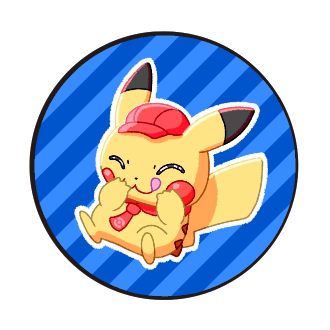 ピカチュウ 缶バッジ ※別途送料あり