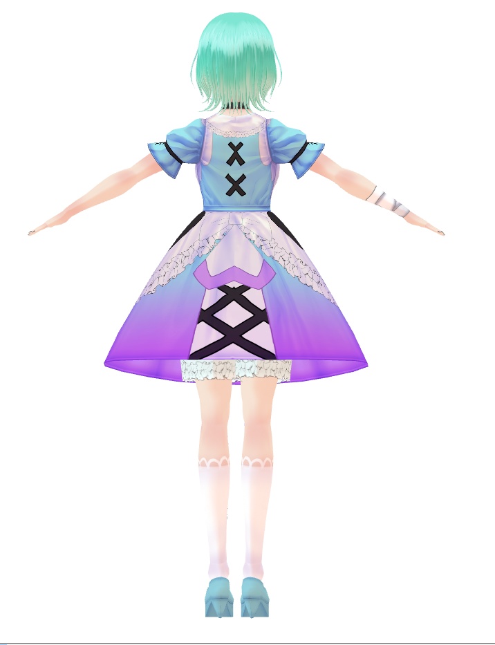 【無償あり】♡64%のエプロンドレス【テクスチャ】