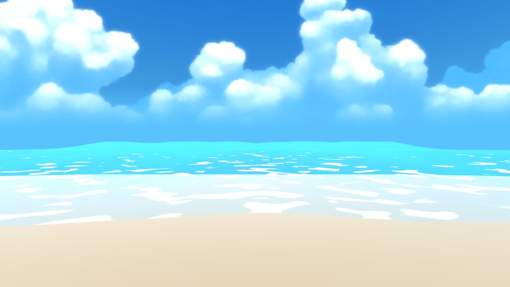 【お試し価格】波打ち際ビーチシェーダー / Shoreline Beach Shader