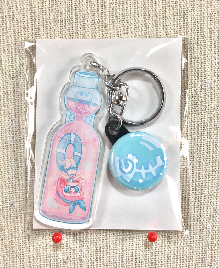 いかラムネアクキー まろろ店 Booth