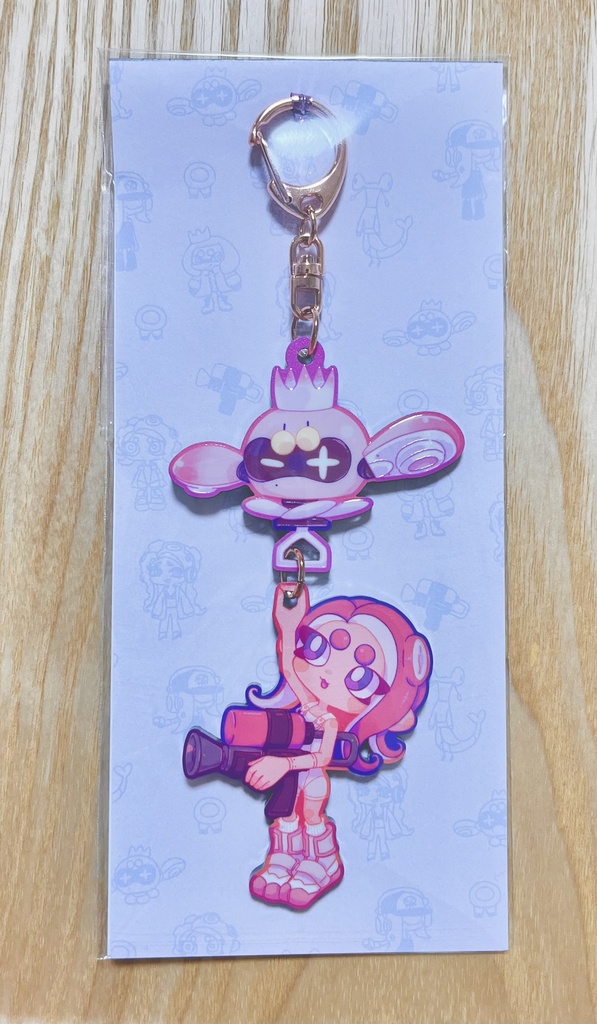 繋がる3連アクキー