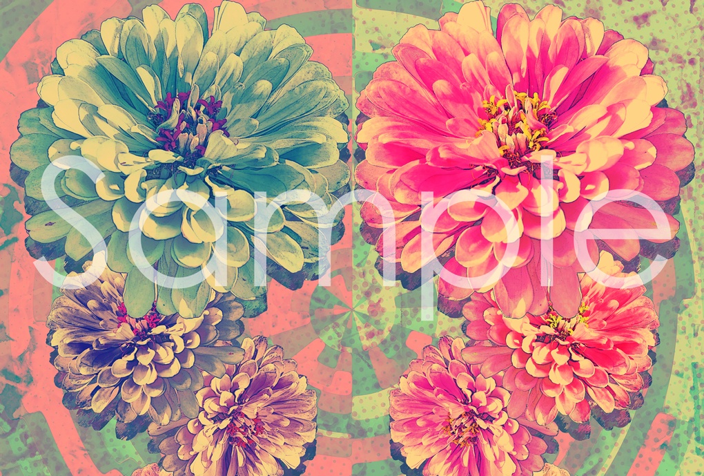 ポストカード「twin flowers」