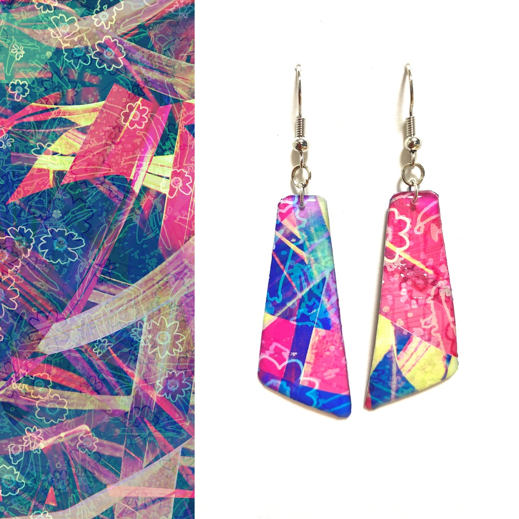 ピアス/イヤリング「vivid flowers(1)」