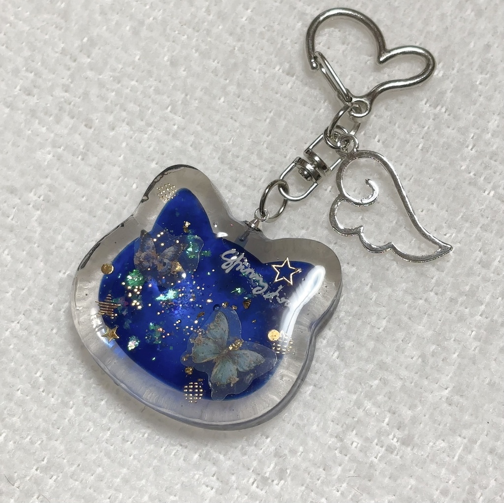 星空ねこちゃんのキーホルダー