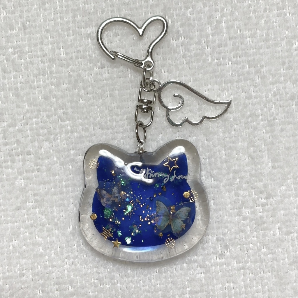 星空ねこちゃんのキーホルダー