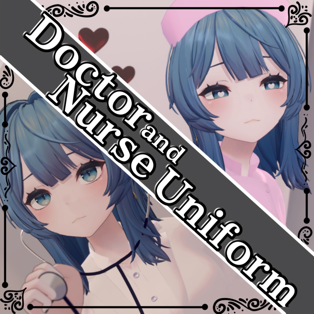 まるぼでぃ対応　Doctor and Nurse Uniform + Doctor Set　#MARUBODY