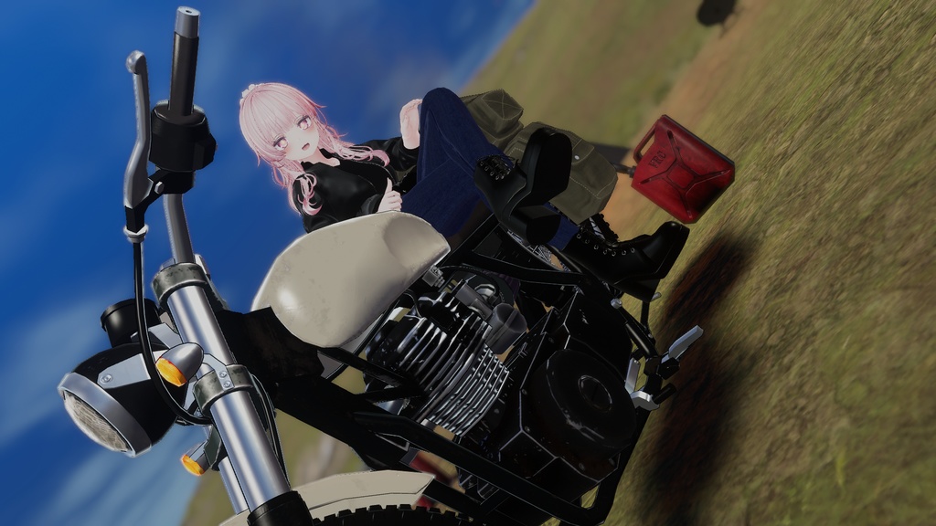 3D衣装『Leather Rider』【VRChat想定】【複数アバター対応】