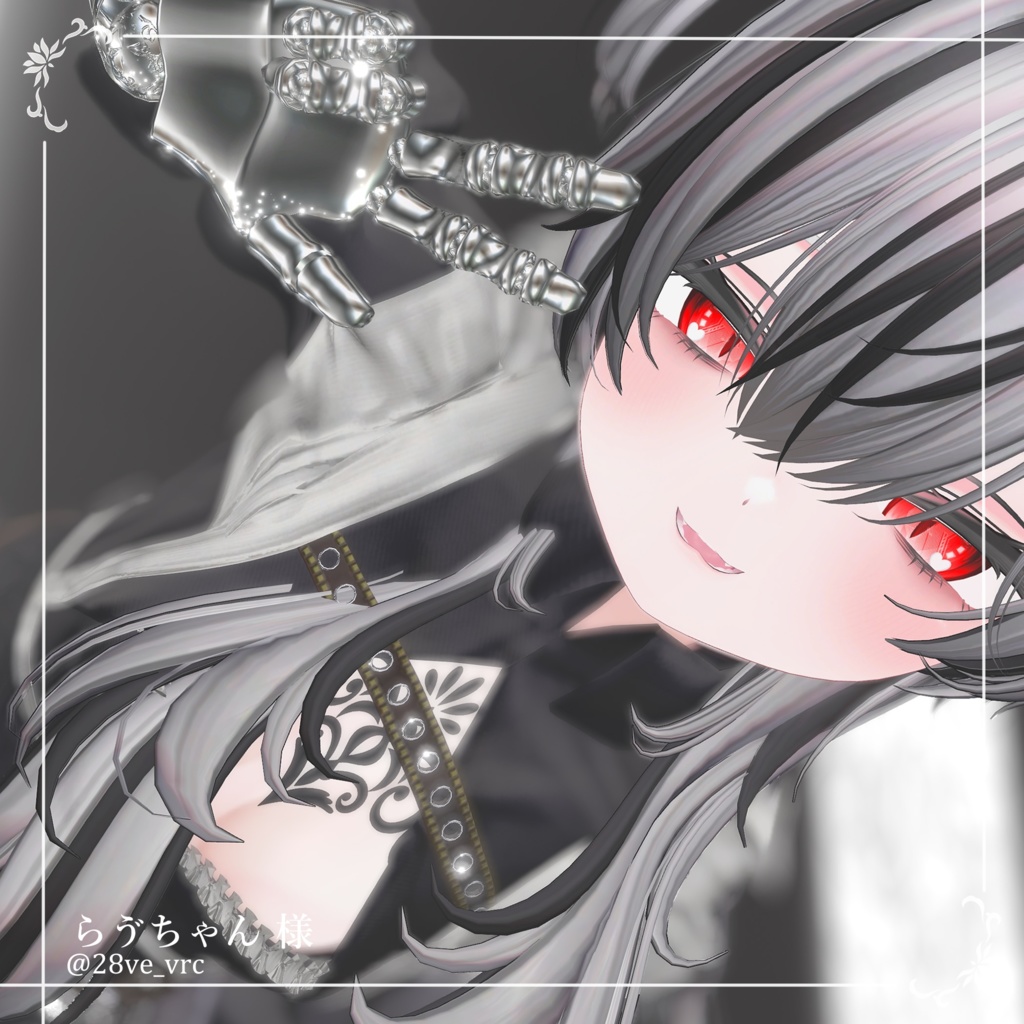 【18アバター対応💖】銃、剣、義手ギミック付き!3D衣装『Servant Maid Outfit – 機巧従者メイド装束』【VRChat想定】#Millenoa