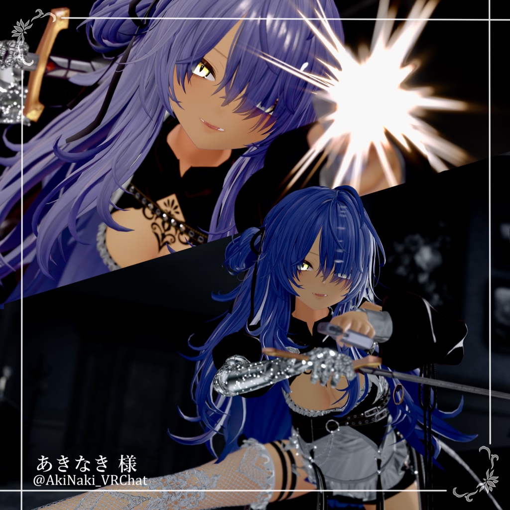 【18アバター対応💖】銃、剣、義手ギミック付き!3D衣装『Servant Maid Outfit – 機巧従者メイド装束』【VRChat想定】#Millenoa