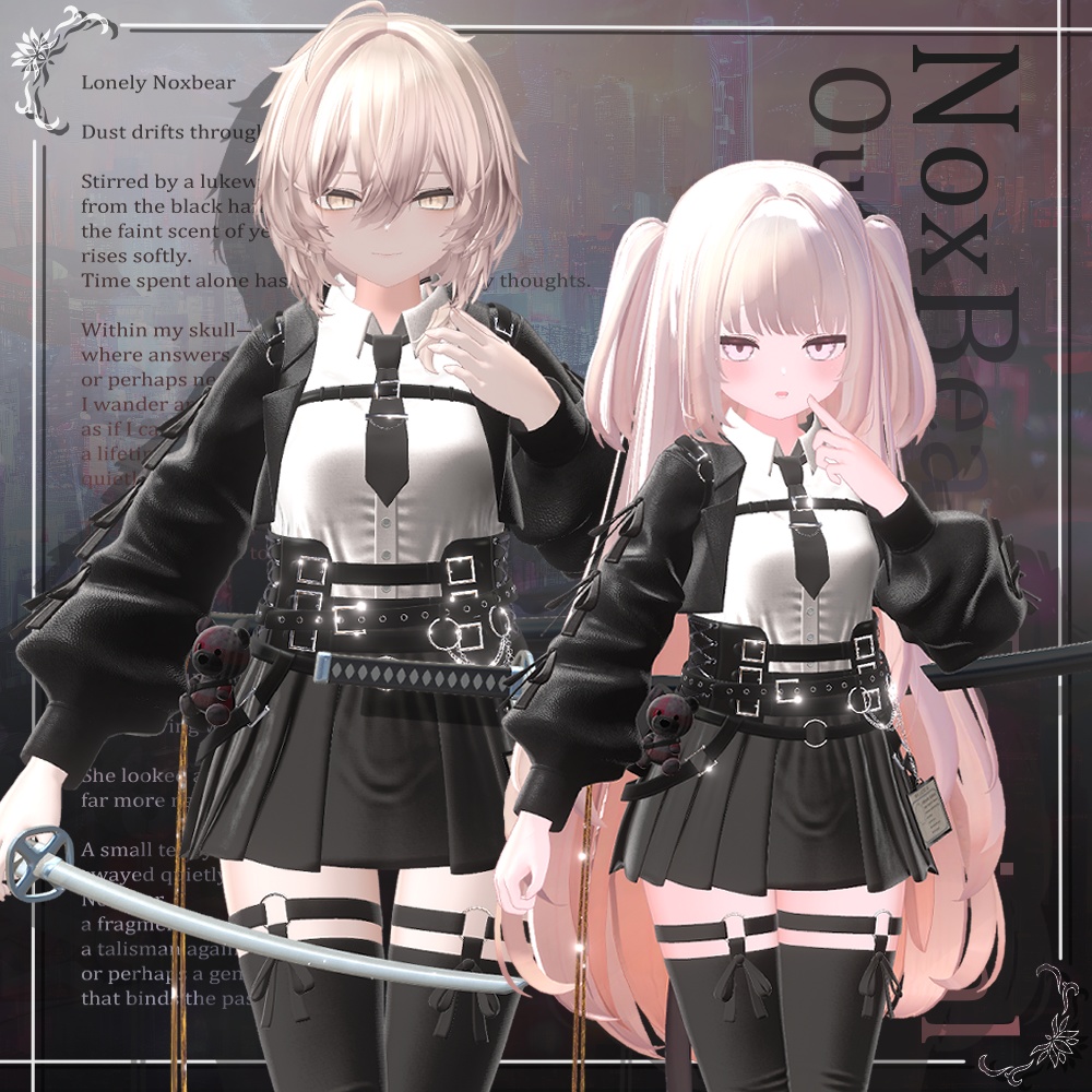 💖1日限定超ビッグセール開催!💖【18アバター以上対応】3D衣装『NoxBear Tactical Outfit』【VRChat想定】 #Millenoa