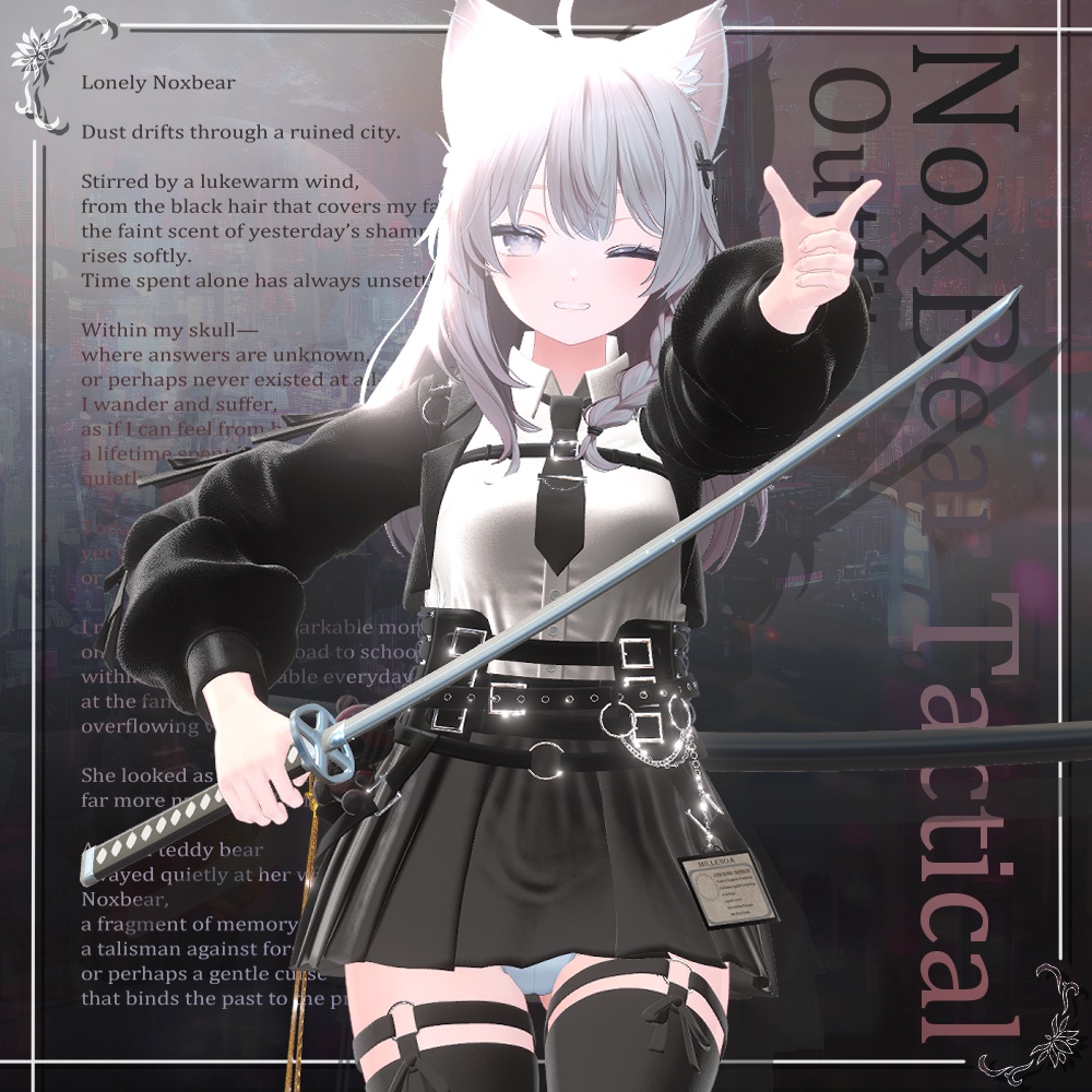 💖1日限定超ビッグセール開催!💖【18アバター以上対応】3D衣装『NoxBear Tactical Outfit』【VRChat想定】 #Millenoa