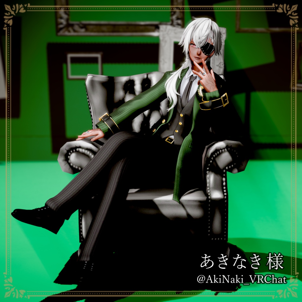 💖1日限定超ビッグセール開催!💖3D衣装『Noble Tailcoat』【VRChat想定】 #Millenoa