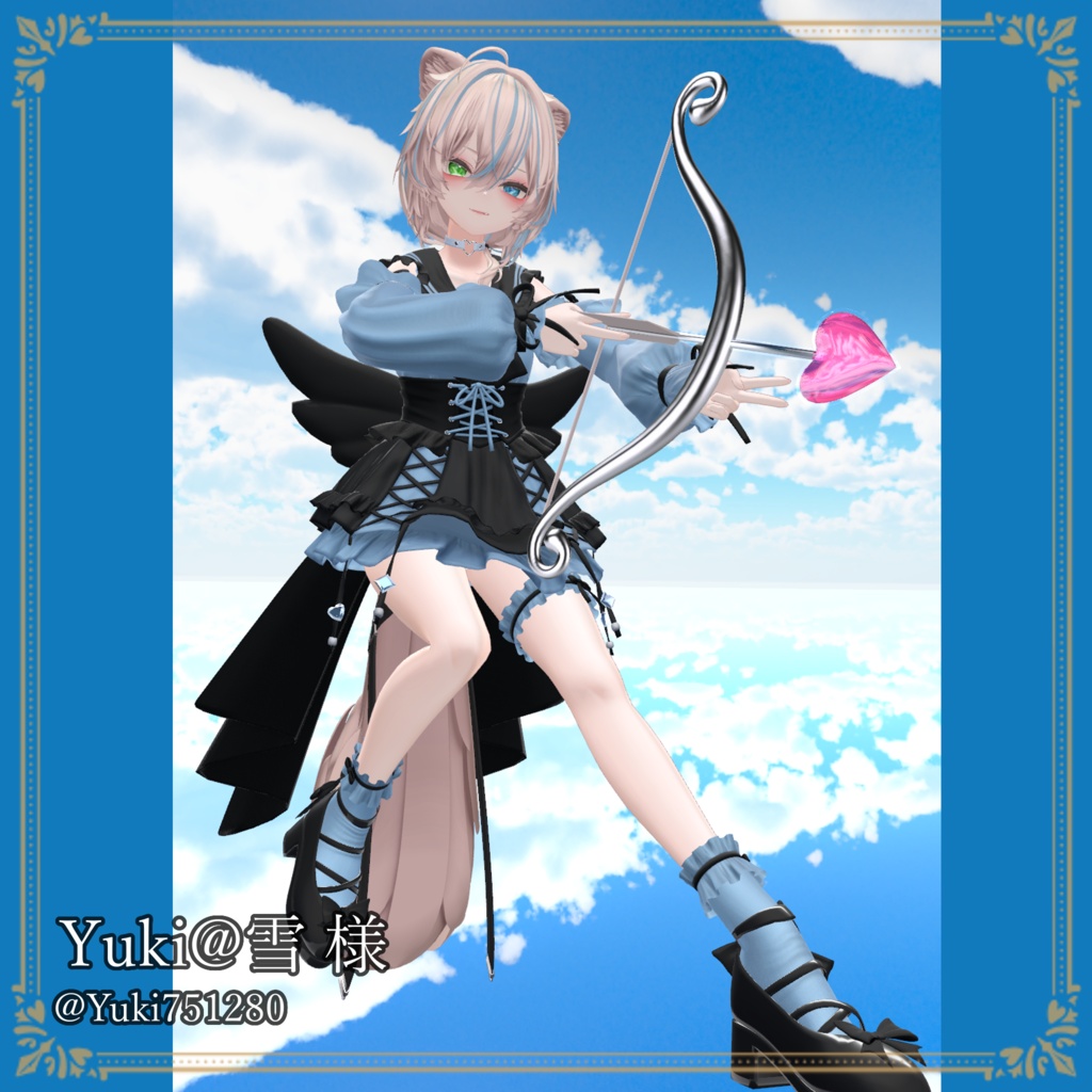 【一日限定超ビッグセール中!💖】弓矢ギミック付き3D衣装『Sailor Cupid』