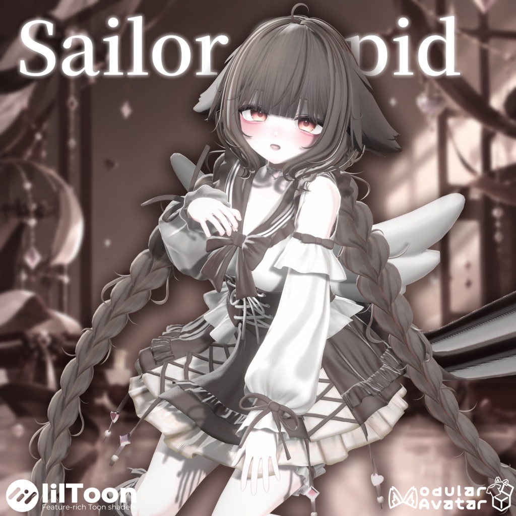 【一日限定超ビッグセール中!💖】弓矢ギミック付き3D衣装『Sailor Cupid』