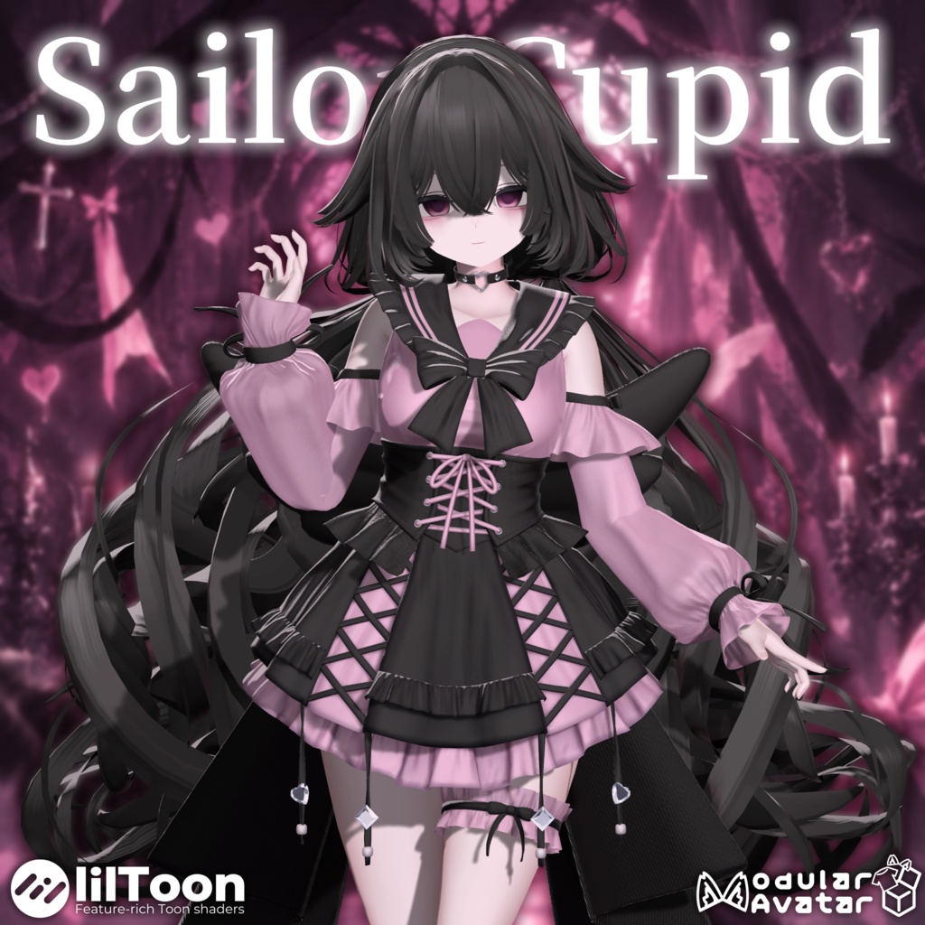 【一日限定超ビッグセール中!💖】弓矢ギミック付き3D衣装『Sailor Cupid』