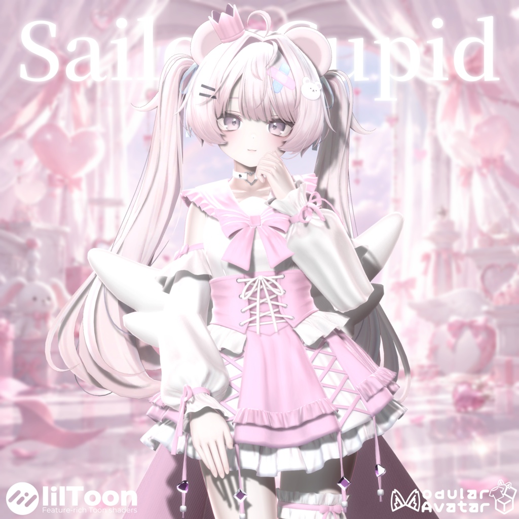 【一日限定超ビッグセール中！💖】弓矢ギミック付き3D衣装『Sailor Cupid』