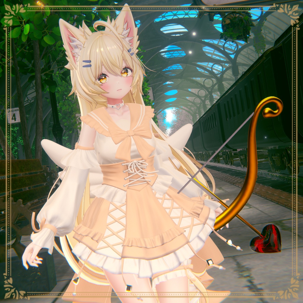 【一日限定超ビッグセール中!💖】弓矢ギミック付き3D衣装『Sailor Cupid』
