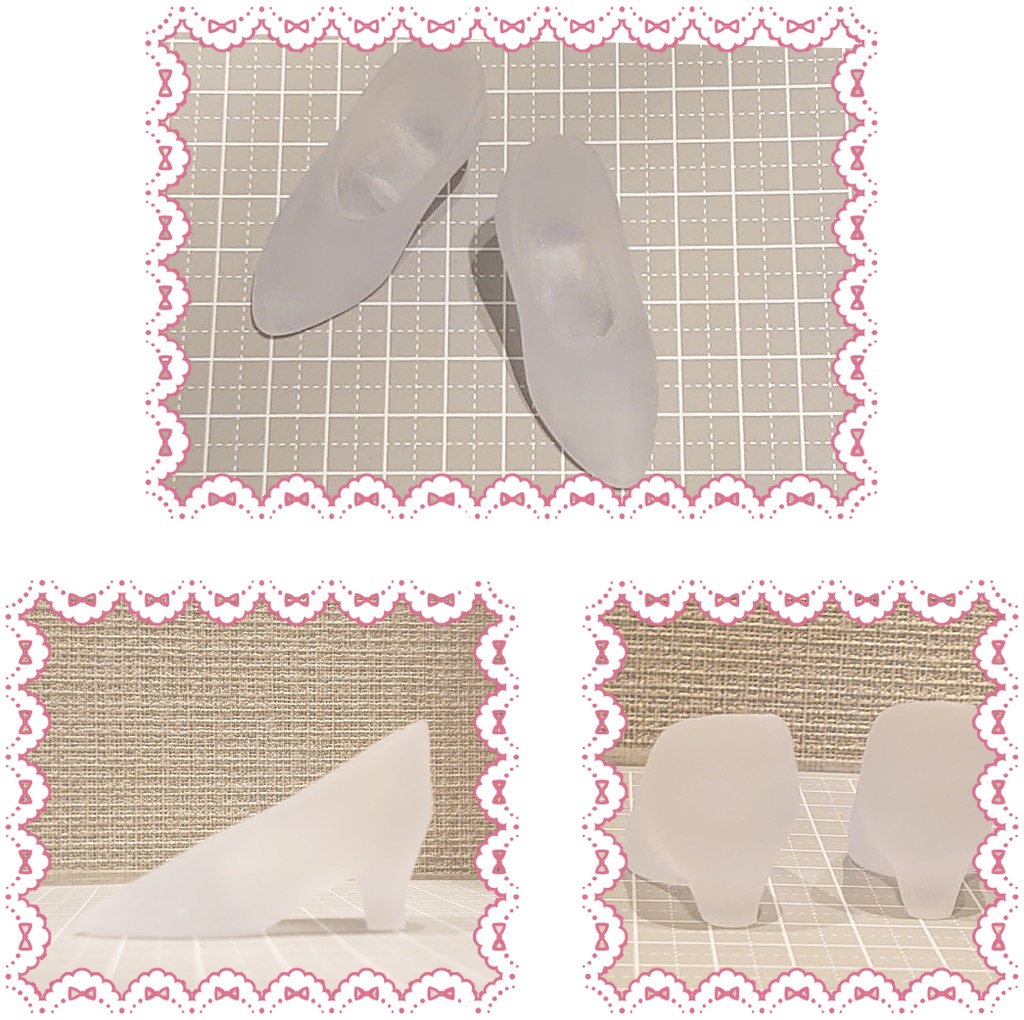 【S-01】デコれるレジン製ぬい靴 20cmぬい向け