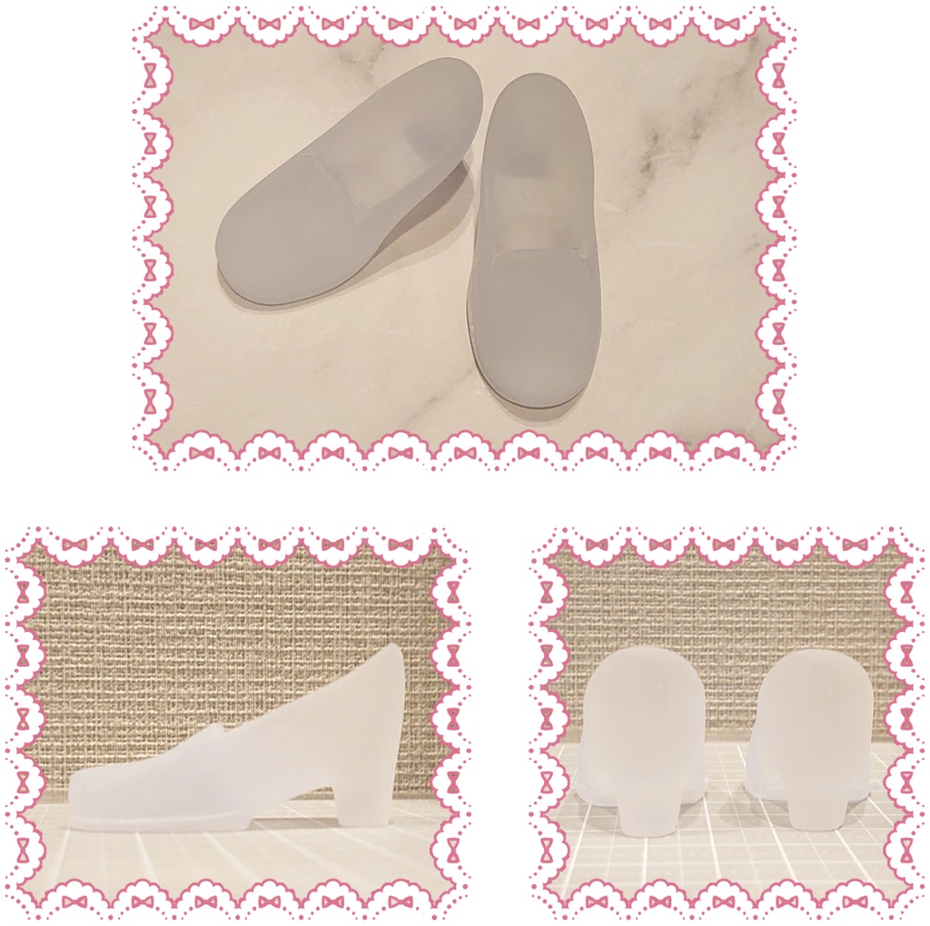 【S-02】デコれるレジン製ぬい靴 20cmぬい向け