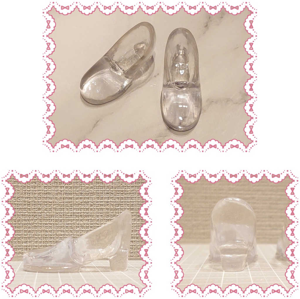 【S-02】デコれるレジン製ぬい靴 20cmぬい向け