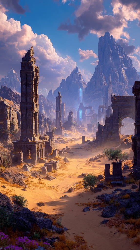 Fantasy Landscape Pack Vol.1 – AIによる幻想的な風景画像集