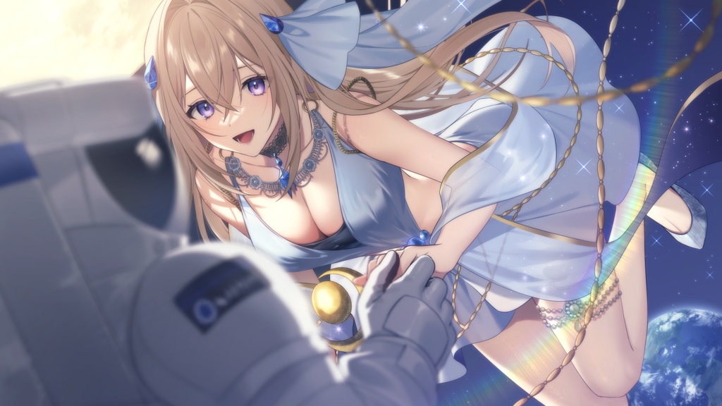 【Vtuber Wallpaper】 Riza Eris Debut Illustration No.1