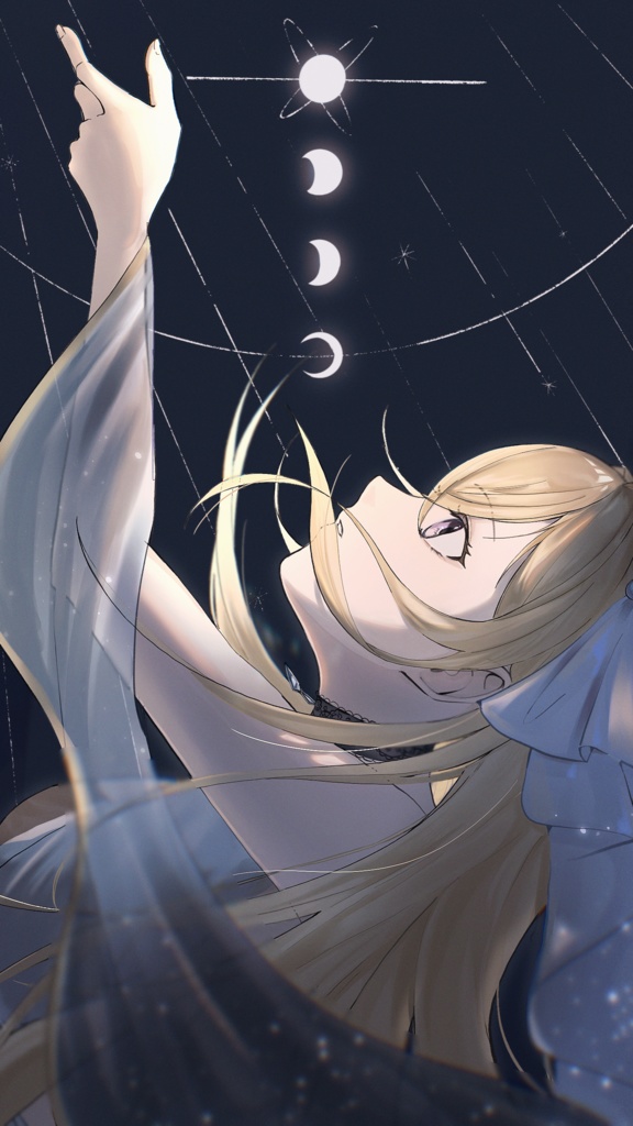 【Vtuber Wallpaper】 Riza Eris Debut Illustration No.2