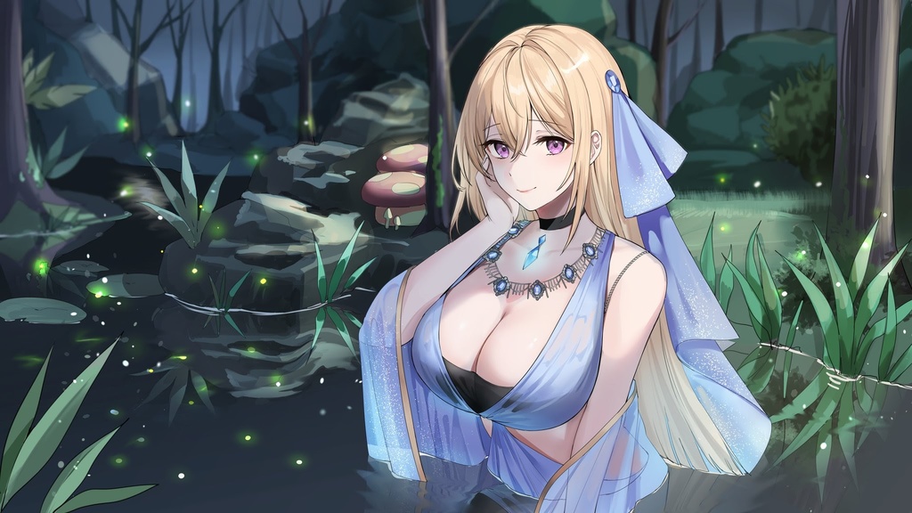 【Vtuber Wallpaper】 Riza Eris Debut Illustration No.4