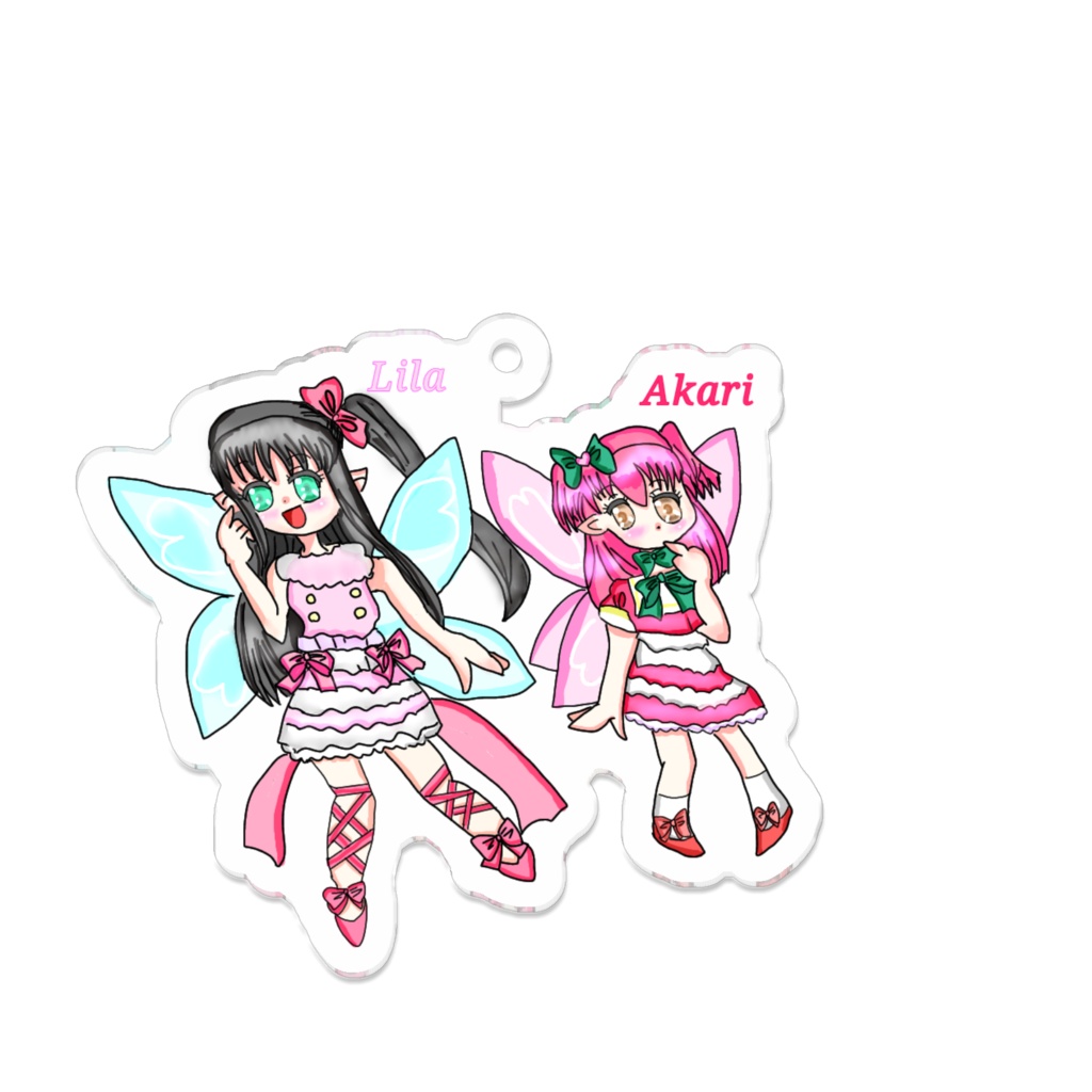 リラ&アカリ アクリルキーホルダー