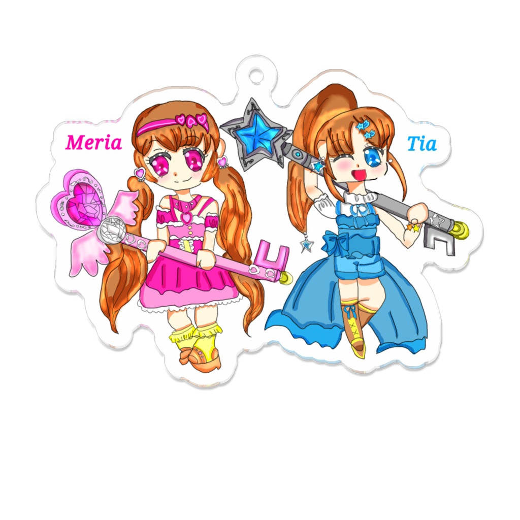 鍵姉妹(メリア&ティア)アクリルキー