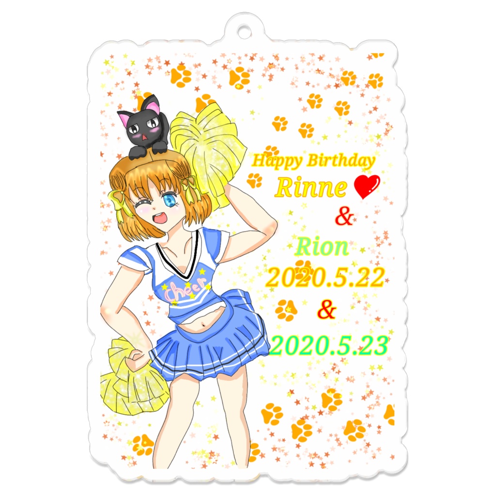 リンネちゃん&リオンくんbirthdayアクリルキー