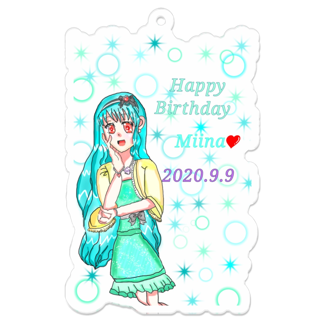 ミイナちゃんbirthdayアクリルキー