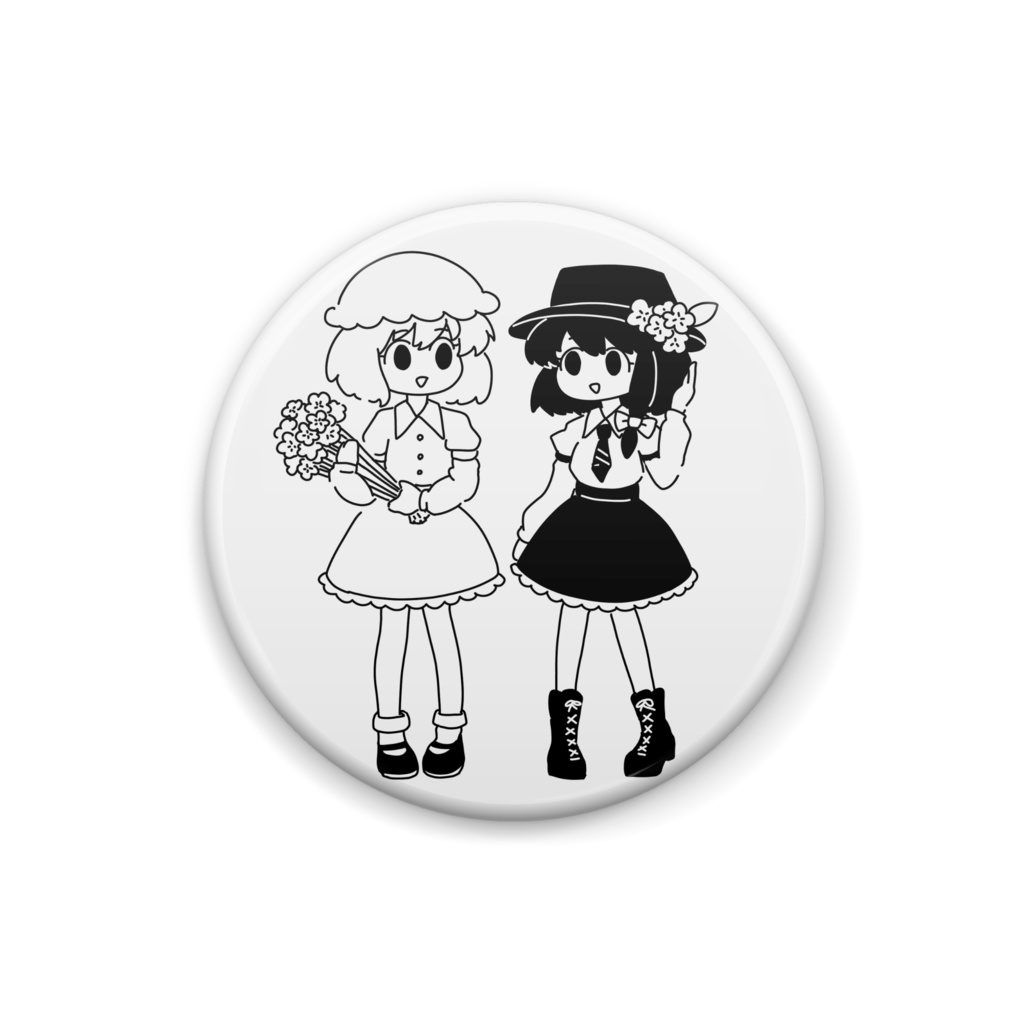 ゆるひふう缶バッジ