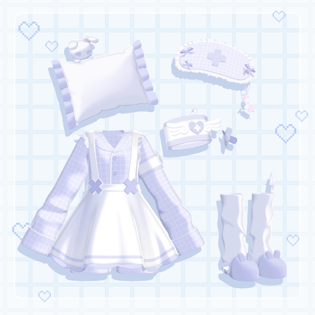 【 無料 / free 】マヌカ対応 ♡ ぱじゃまナース