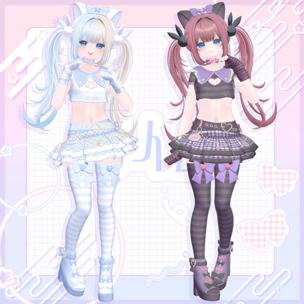 【 セール / SALE中 】4アバター対応 ♡ すぱいしーきゃっと