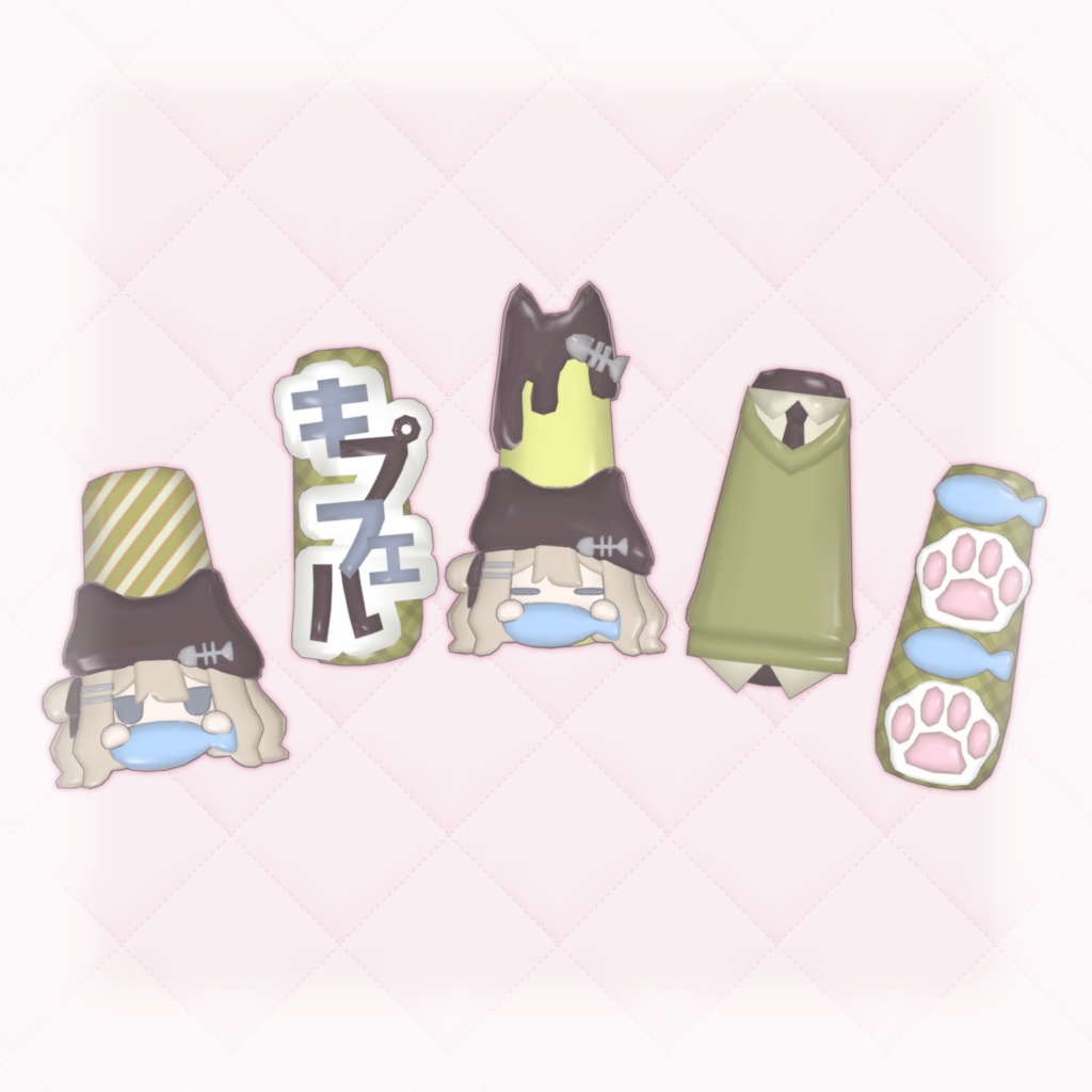 8アバター対応 ♡ キプフェル推し痛ネイル💅