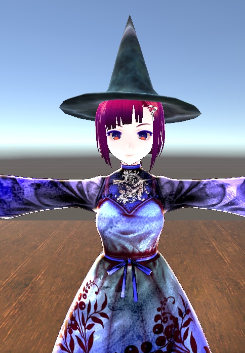 【3D小物】魔女の帽子