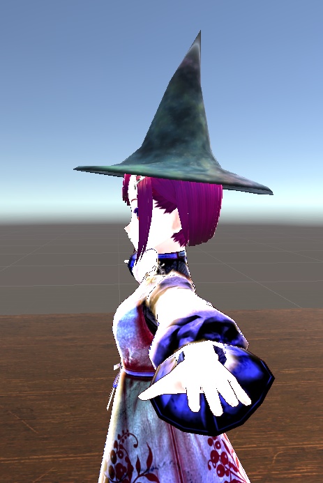 【3D小物】魔女の帽子