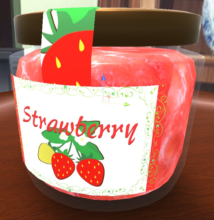 【3D小物】瓶詰ジャム4種セット+オマケ付き