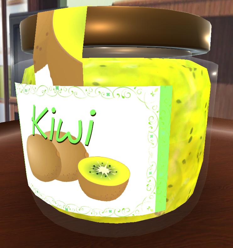 【3D小物】瓶詰ジャム4種セット+オマケ付き