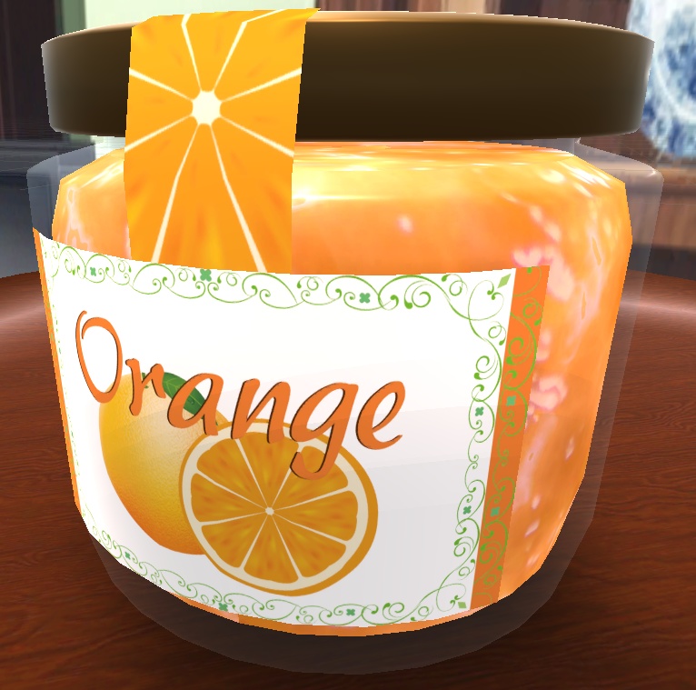 【3D小物】瓶詰ジャム4種セット+オマケ付き