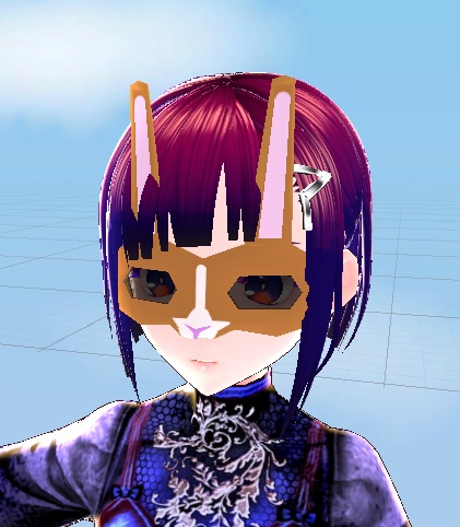 【3D小物】兎の仮面(改変用テクスチャ付き)